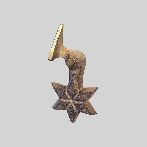 Shown with a natural bronze finish.