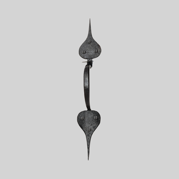 Shown with a dark wax iron finish.
