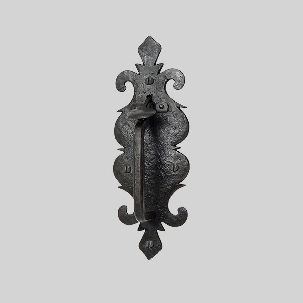 Shown with a dark wax iron finish.
