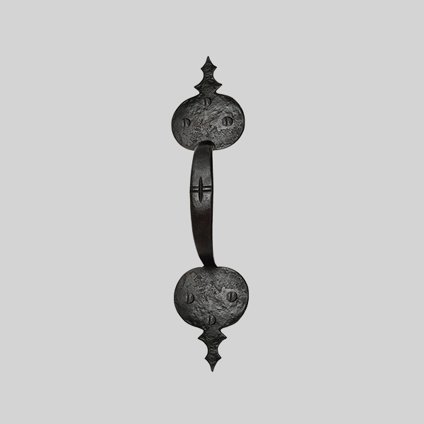 Shown with a dark wax iron finish.