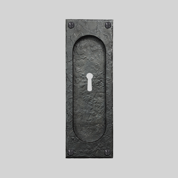 Shown with a dark wax iron finish.