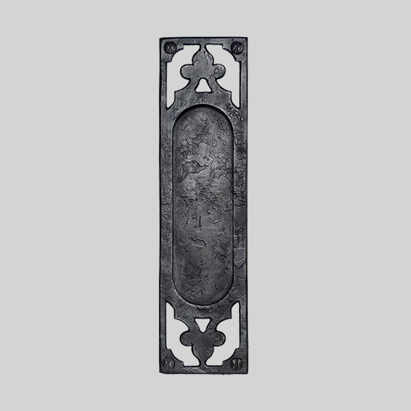 Shown with a dark wax iron finish.