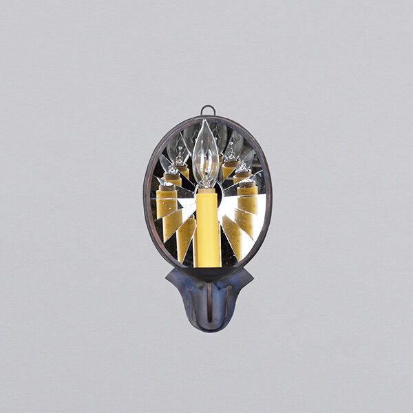 Oval Mirror Sconce