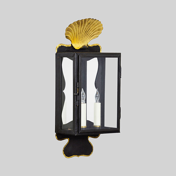 Shown in Aged Tin, Mirror & Yellow Gold Leaf
