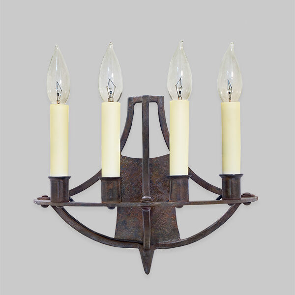 Spatterware Sconce