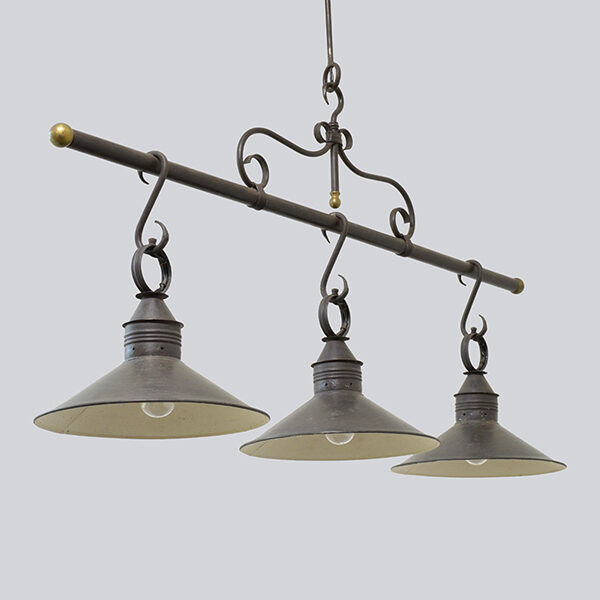 <skid>A915</skid> 3 Lamp Edison Ceiling Pendant