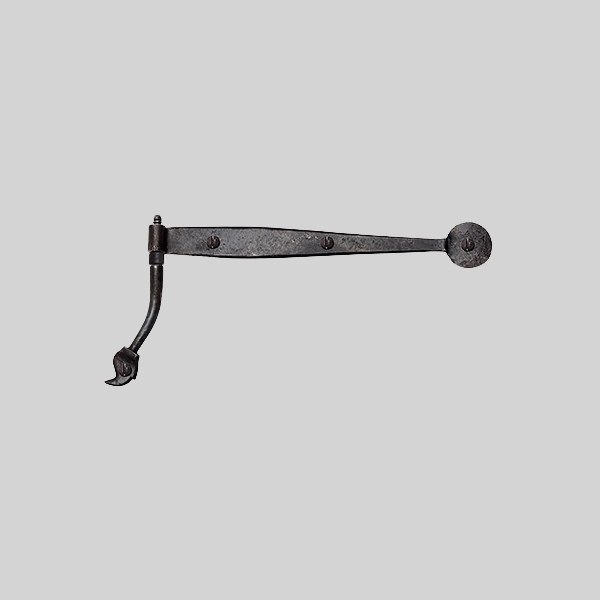 Shown with a dark wax iron finish.