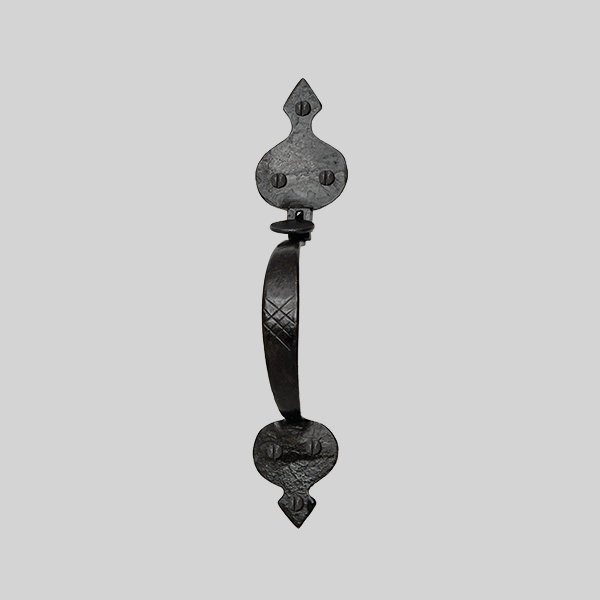 Shown with a dark wax iron finish.