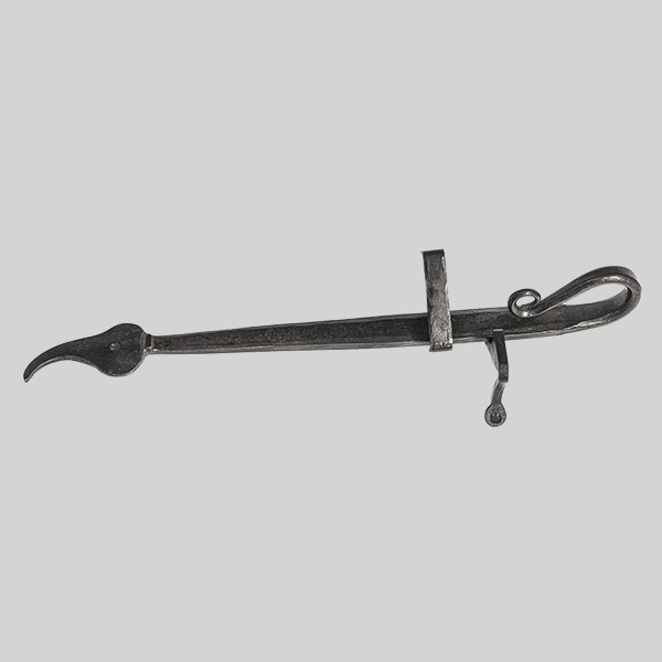 Shown with a dark wax iron finish.