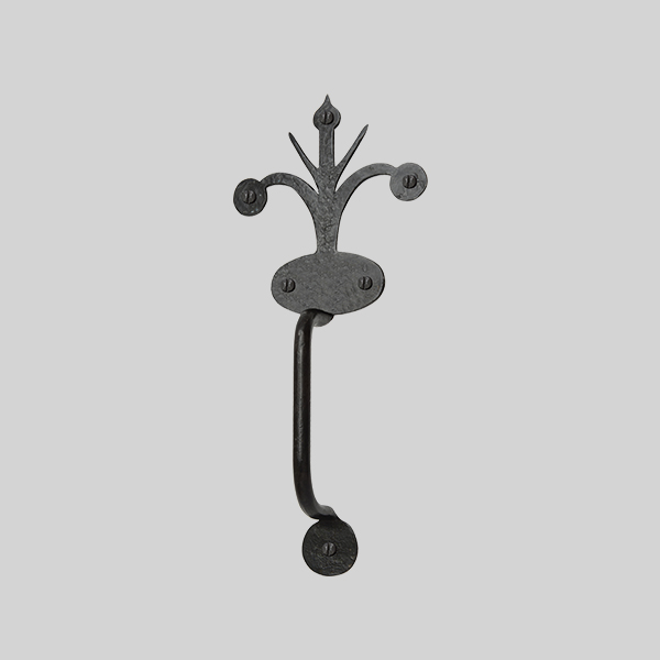 Shown with a dark wax iron finish.