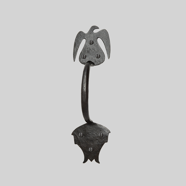 Shown with a dark wax iron finish.
