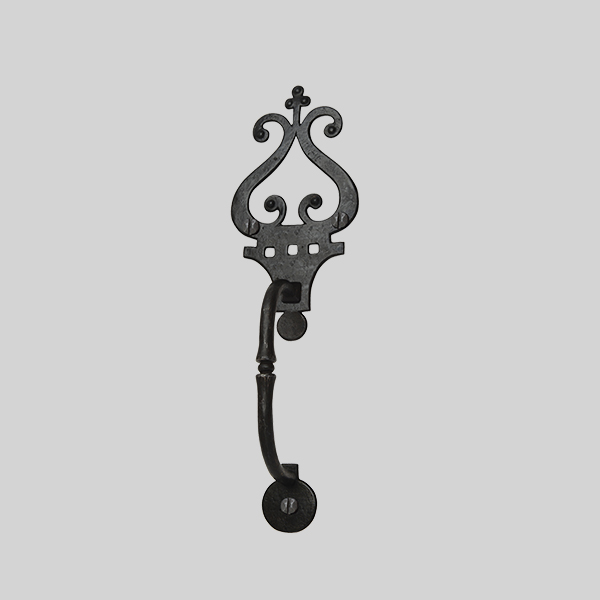 Shown with a dark wax iron finish.
