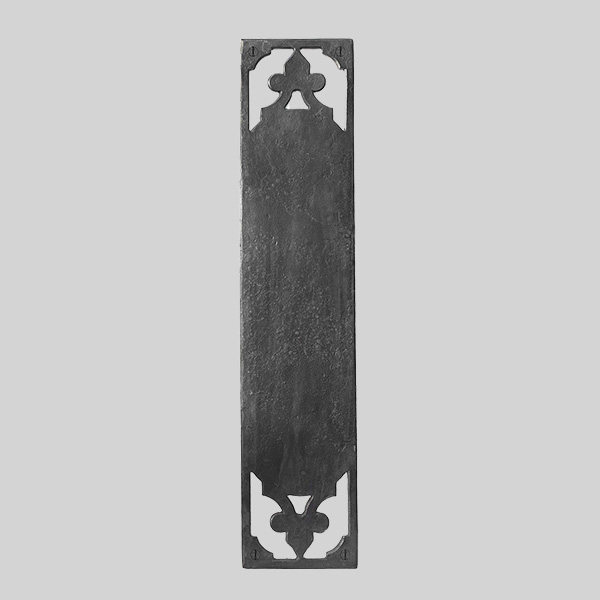 Shown with a dark wax iron finish.