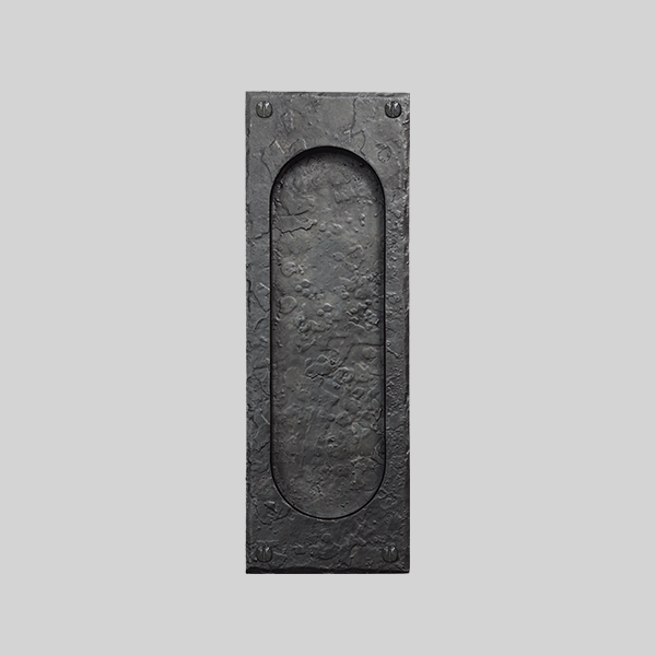 Shown with a dark wax iron finish.